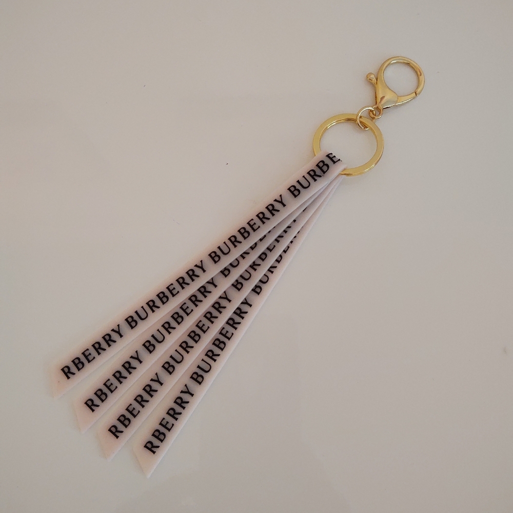 Burberry Pink Tassel Keychain